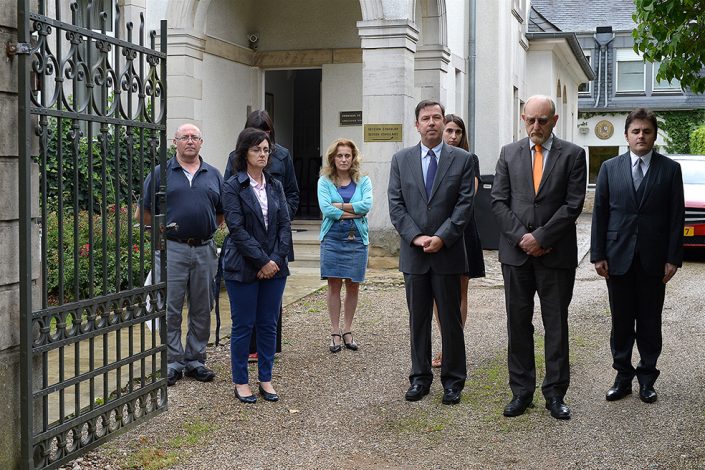 Minute de silence Ambassade d’Espagne