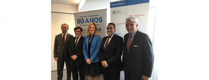 La Cámara acompaña a ONCE e Ilunion en la firma del préstamo con el BEI