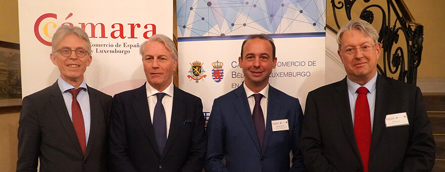 Cóctel en la residencia del embajador de Bélgica en España.